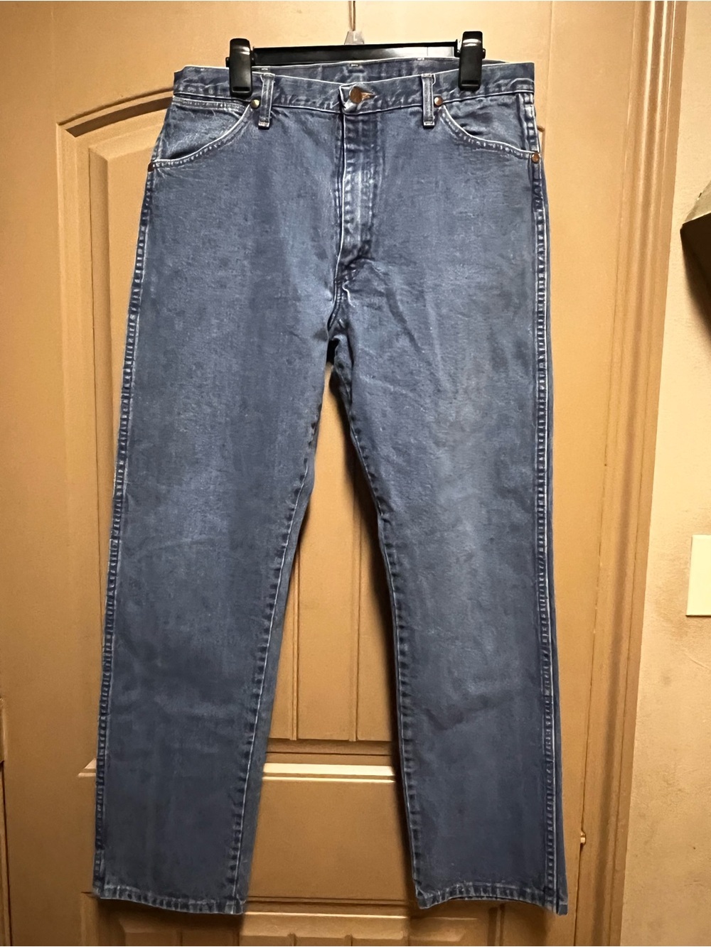 Wrangler Cowboy Cut 13MWZPW Jeans Men’s 36x32 Western Blue